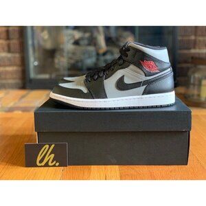 Size 7.5 Nike Air Jordan 1 Mid "Shadow Red"